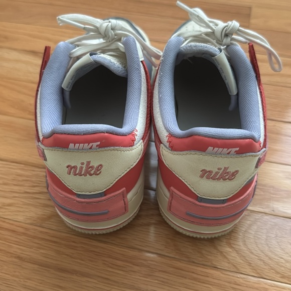 Nike AF1, size 6.5, Pink, purple, and cream sneakers - Picture 5 of 8